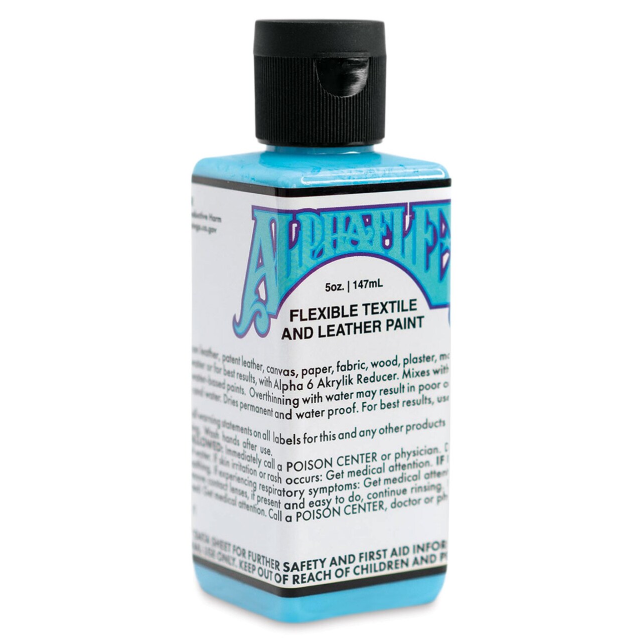 Alpha6 AlphaFlex Textile and Leather Paint - Light Blue, 147 ml, Bottle
